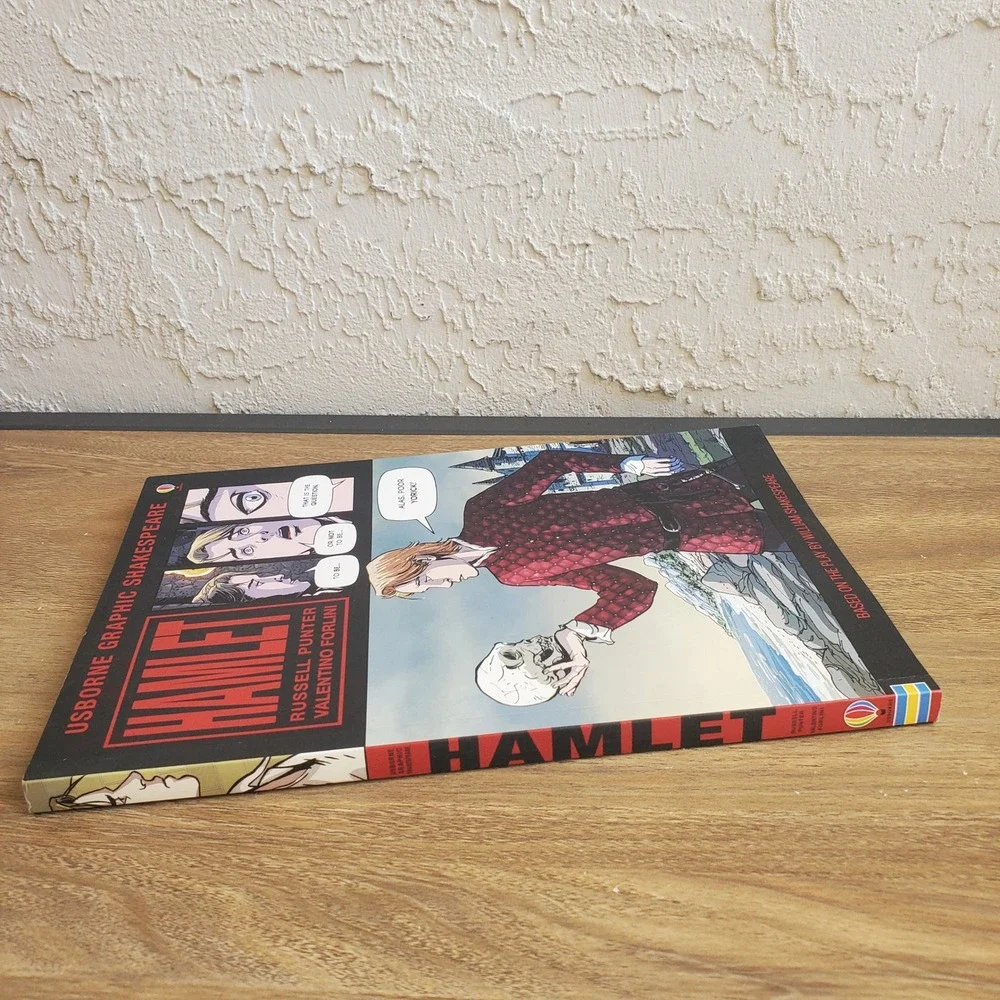 Hamlet Graphic Shakespeare Novel by Punter &‎ Forlini Comic Book Usborne